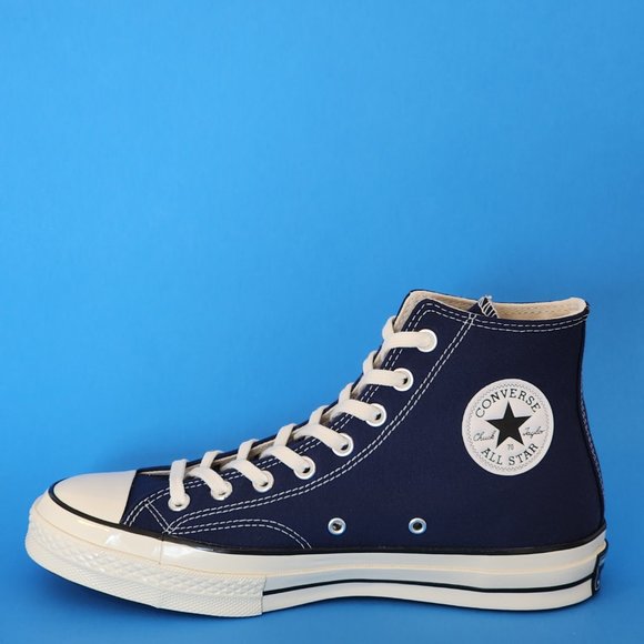 Converse Chuck 70 Hi Midnight Navy/Egret/Black Unisex Sneakers 172676C NWT - Picture 3 of 6